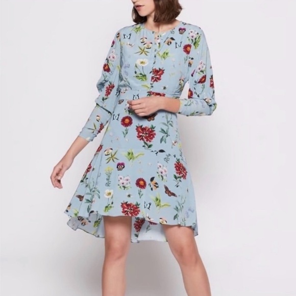 Joie Blue Long Sleeve V-Neck - Picture 13 of 14